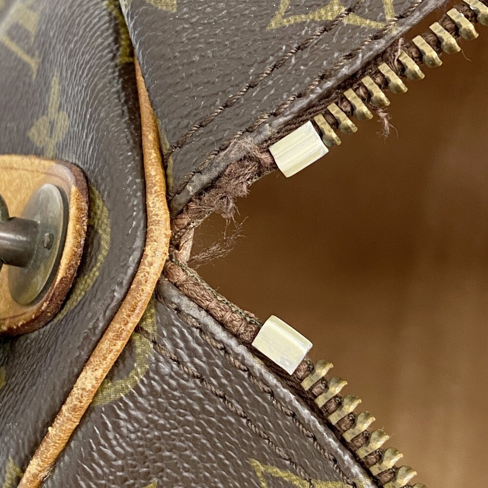 LOUIS VUITTON Brown Monogram Keepall 45 Boston Bag - Picture 8 of 14